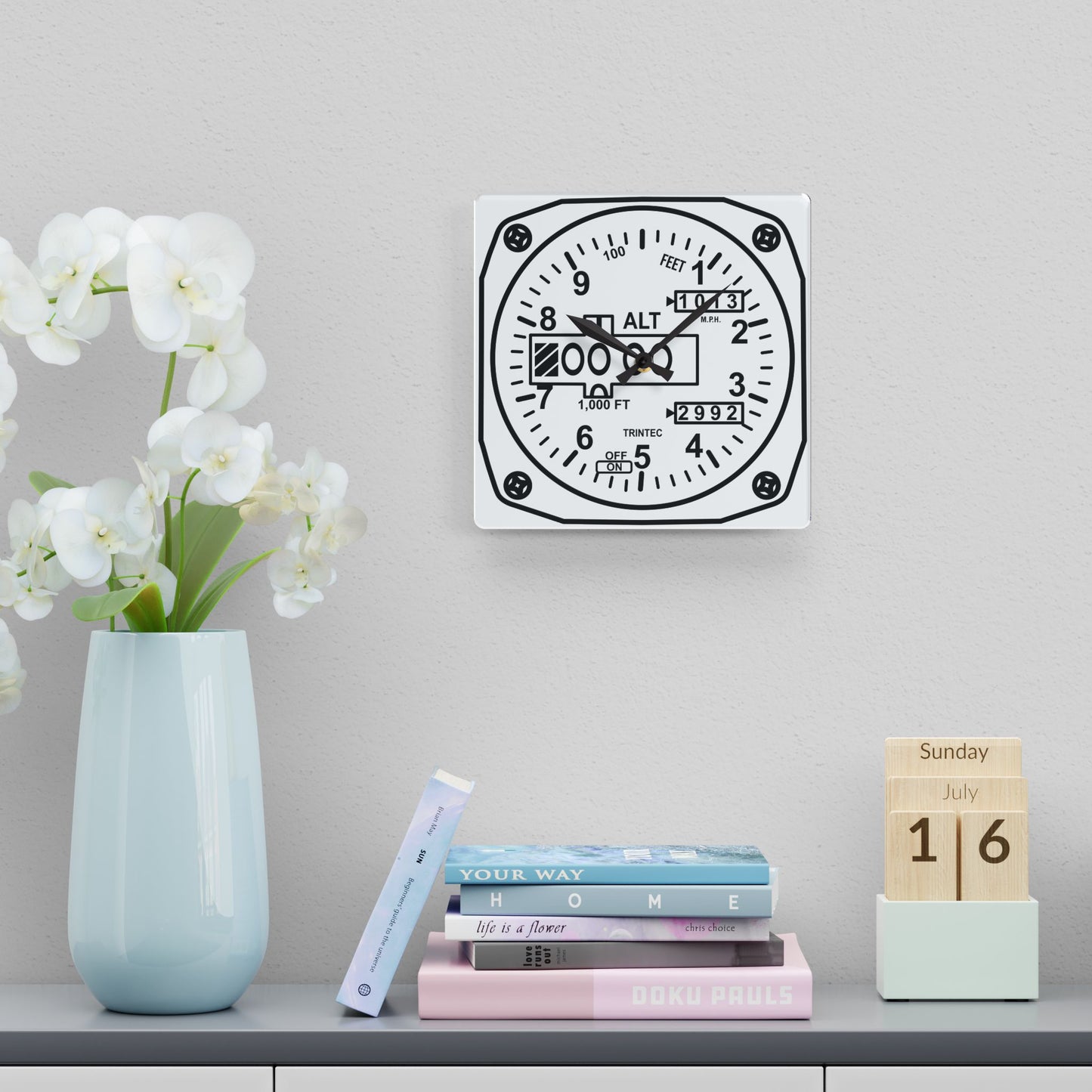 Altimeter Wall Clock