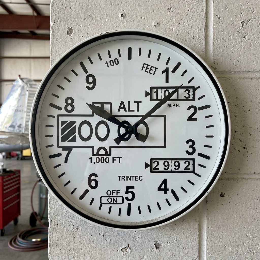 Altimeter Wall Clock
