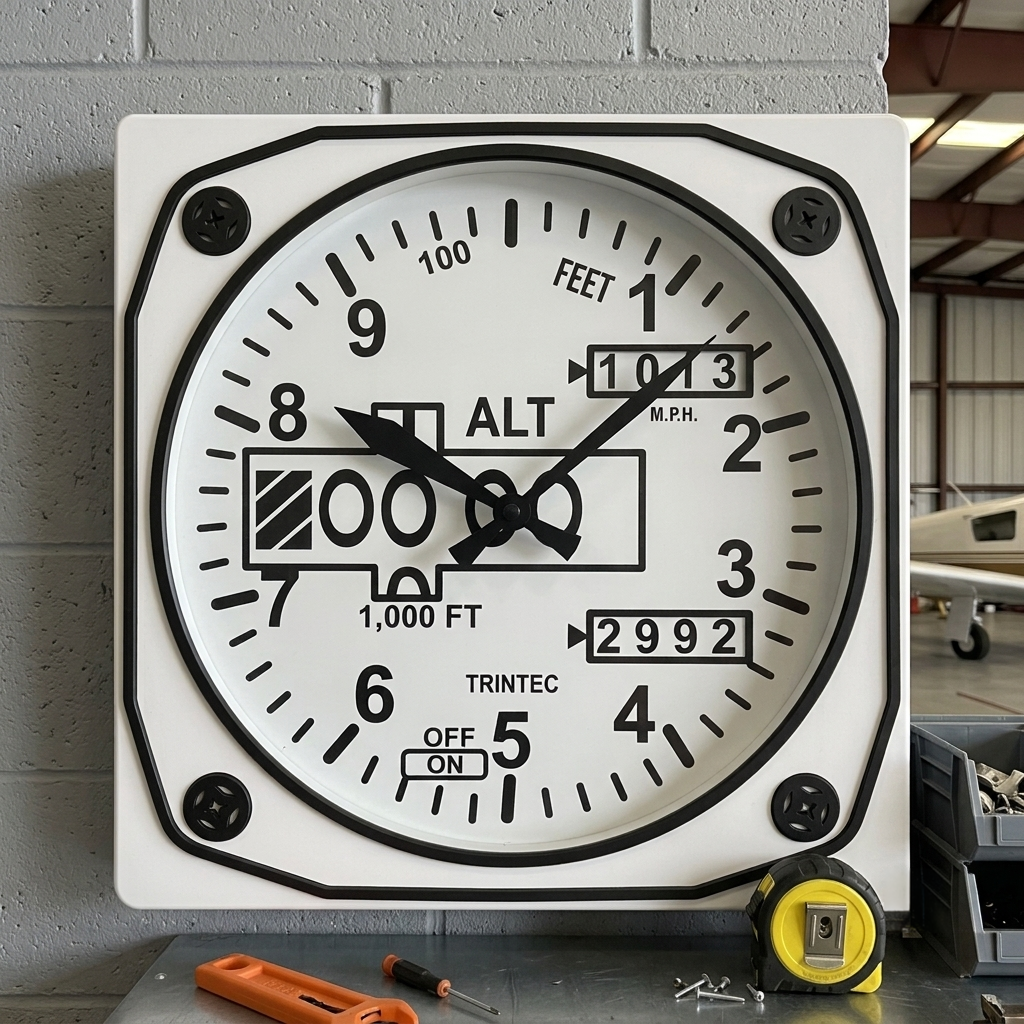 Altimeter Wall Clock