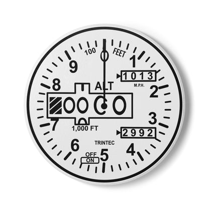 Aviation Instrument Six-Pack Coaster Set