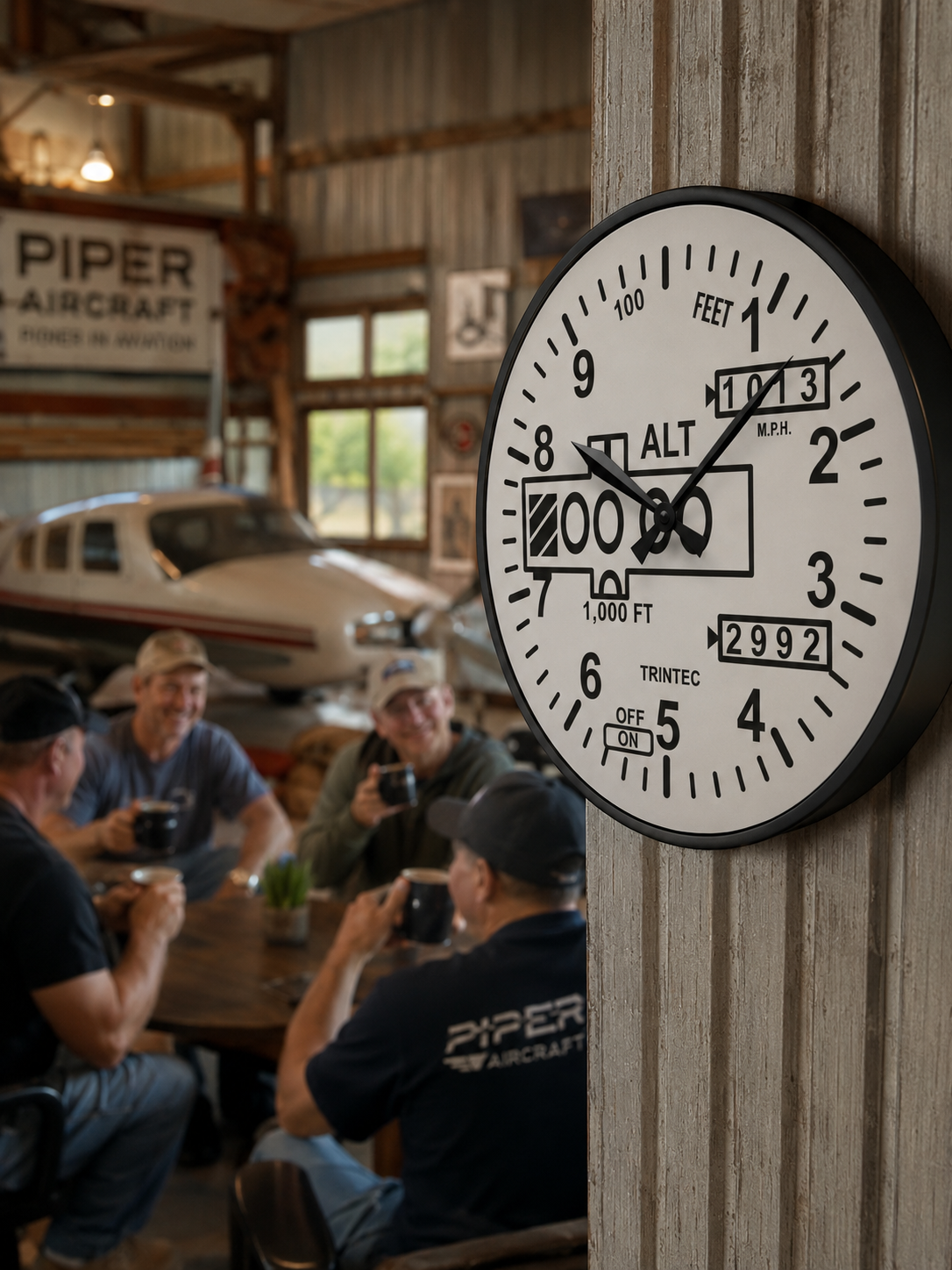 Altimeter Wall Clock