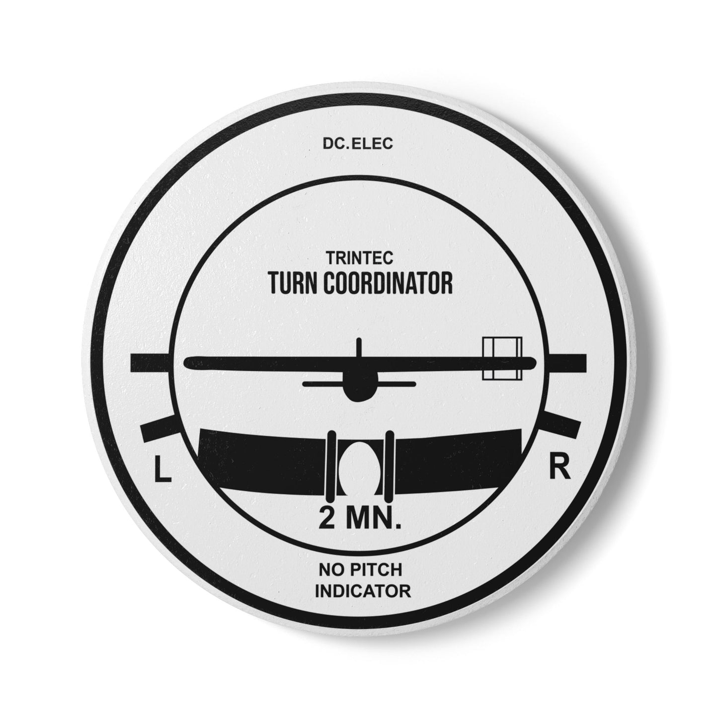 Aviation Instrument Six-Pack Coaster Set