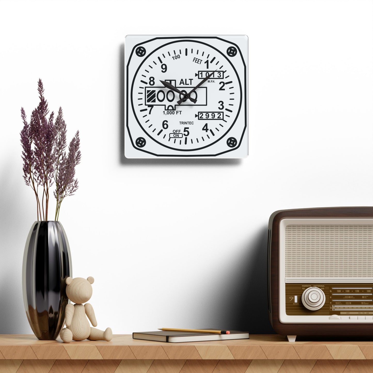 Altimeter Wall Clock