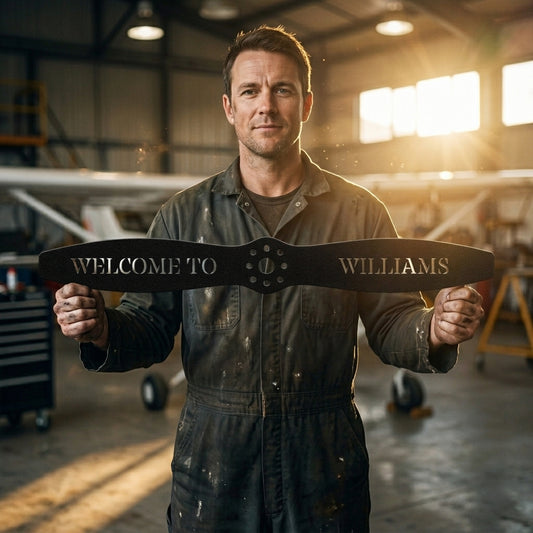 William's Propeller Metal Sign