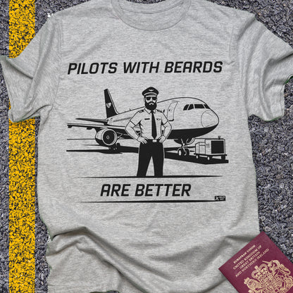Pilots with beards are better
