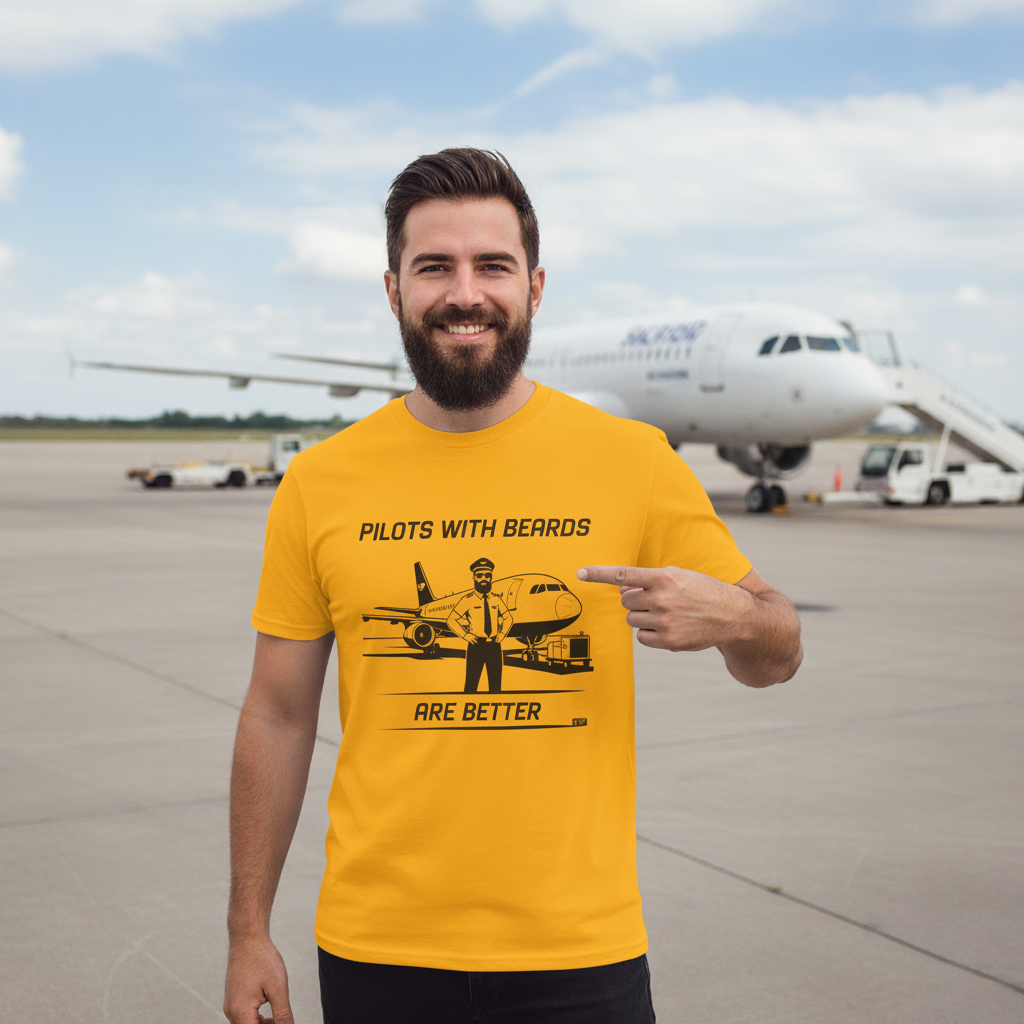 Pilots with beards are better