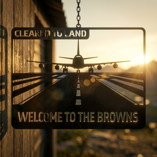 Cleared to land Welcome