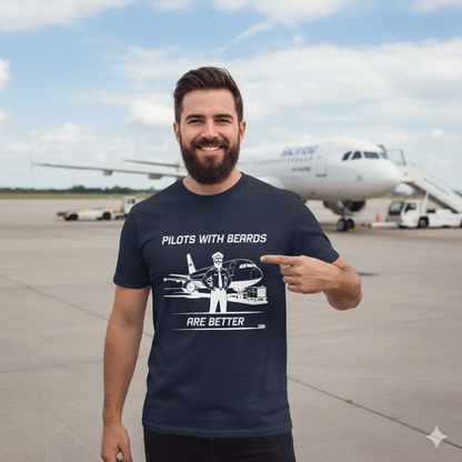 Pilots with beards are better