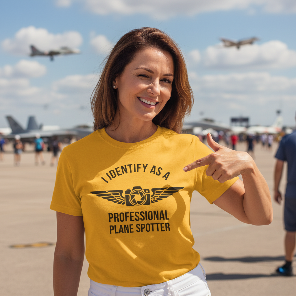 I identify as a professional plane spotter