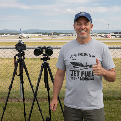 I love the smell of jet fuel in the morgning