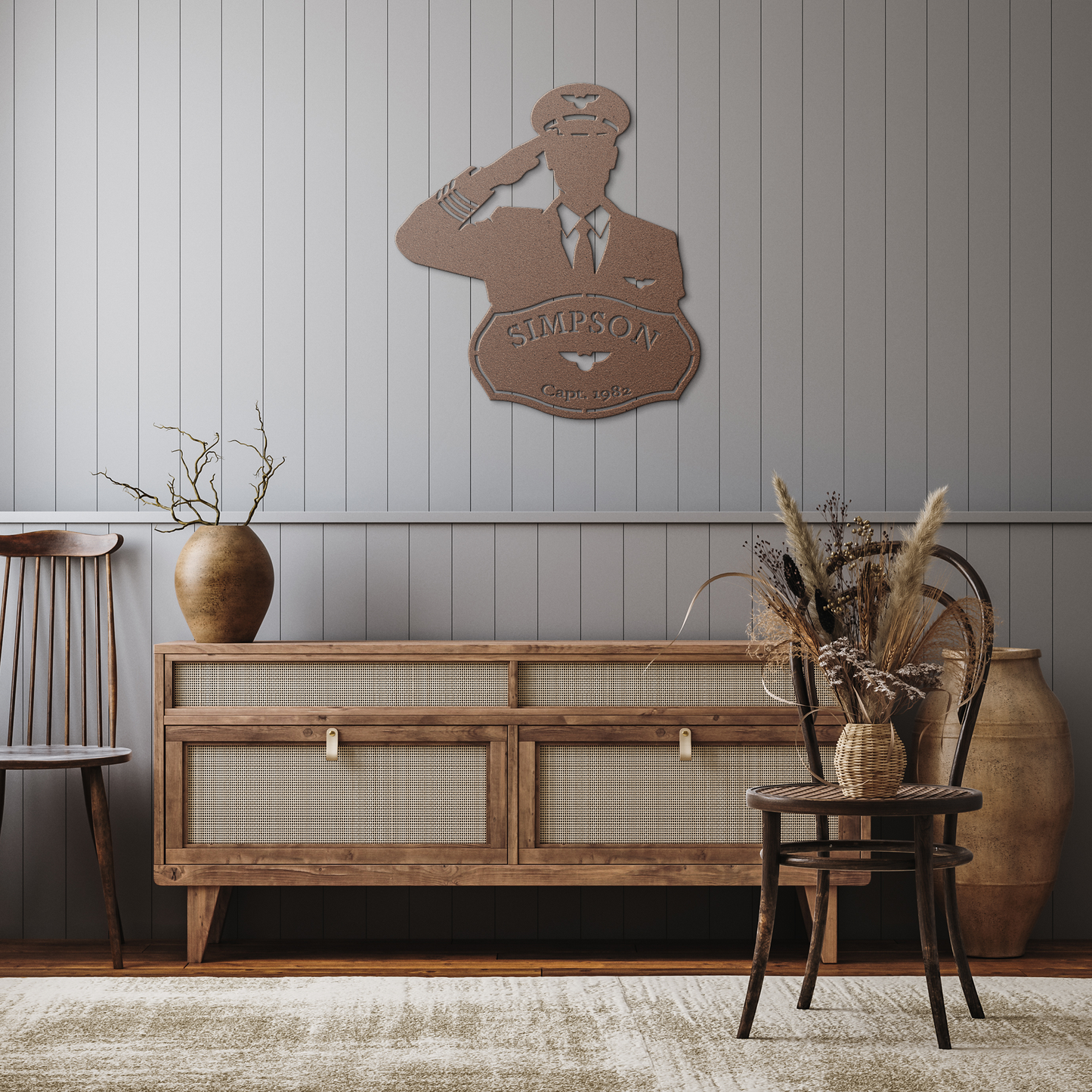 Pilot_since_metal_sign_Copper_Rustic_Hallway_Mockup.png_15512150