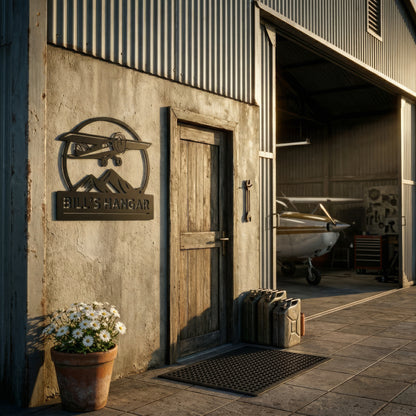 Bill´s Hangar Metal Sign