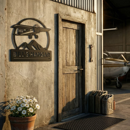 Bill´s Hangar Metal Sign