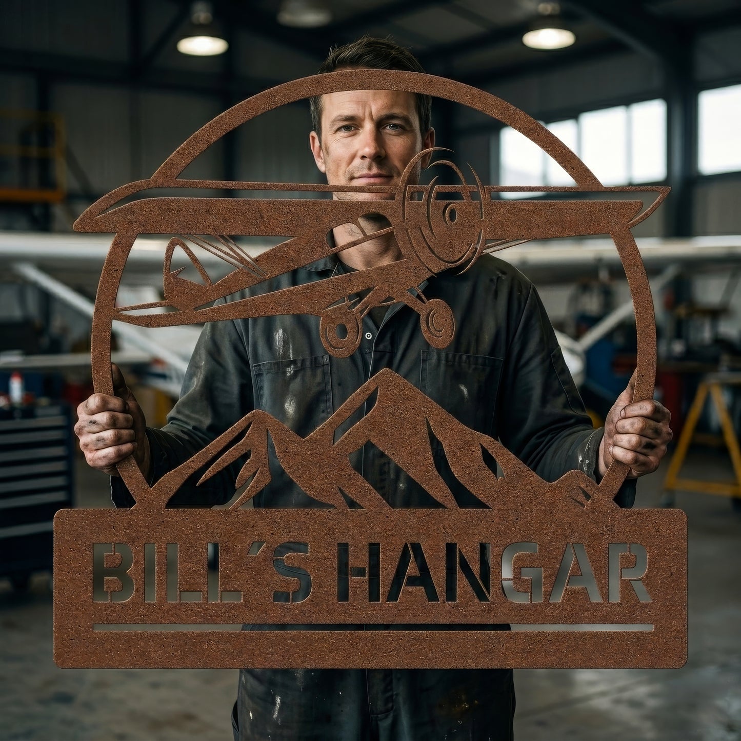Bill´s Hangar Metal Sign