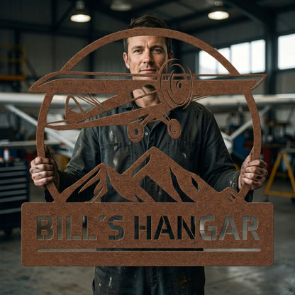 Bill´s Hangar Metal Sign