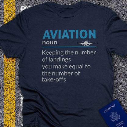 Pilot, noun keeping the number of landings equal to the number of take-offs