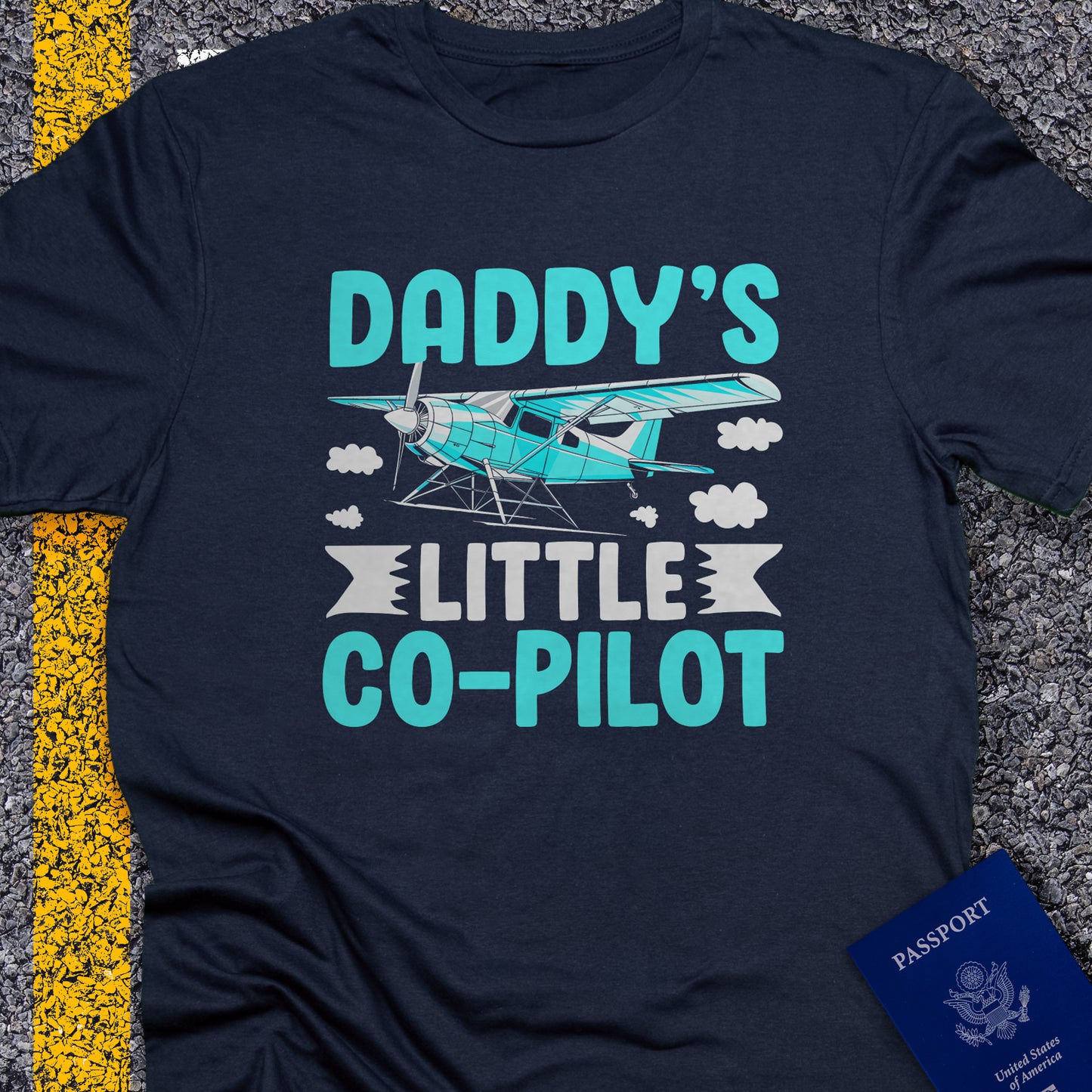 Daddys little co-pilot