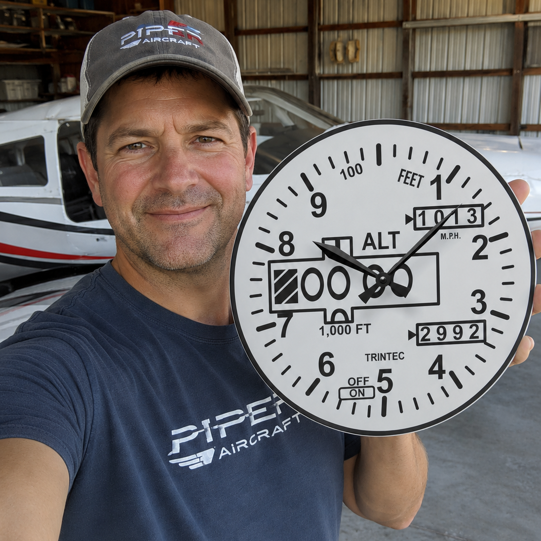 Altimeter Wall Clock