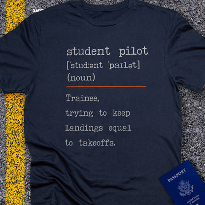 Student pilot [noun]