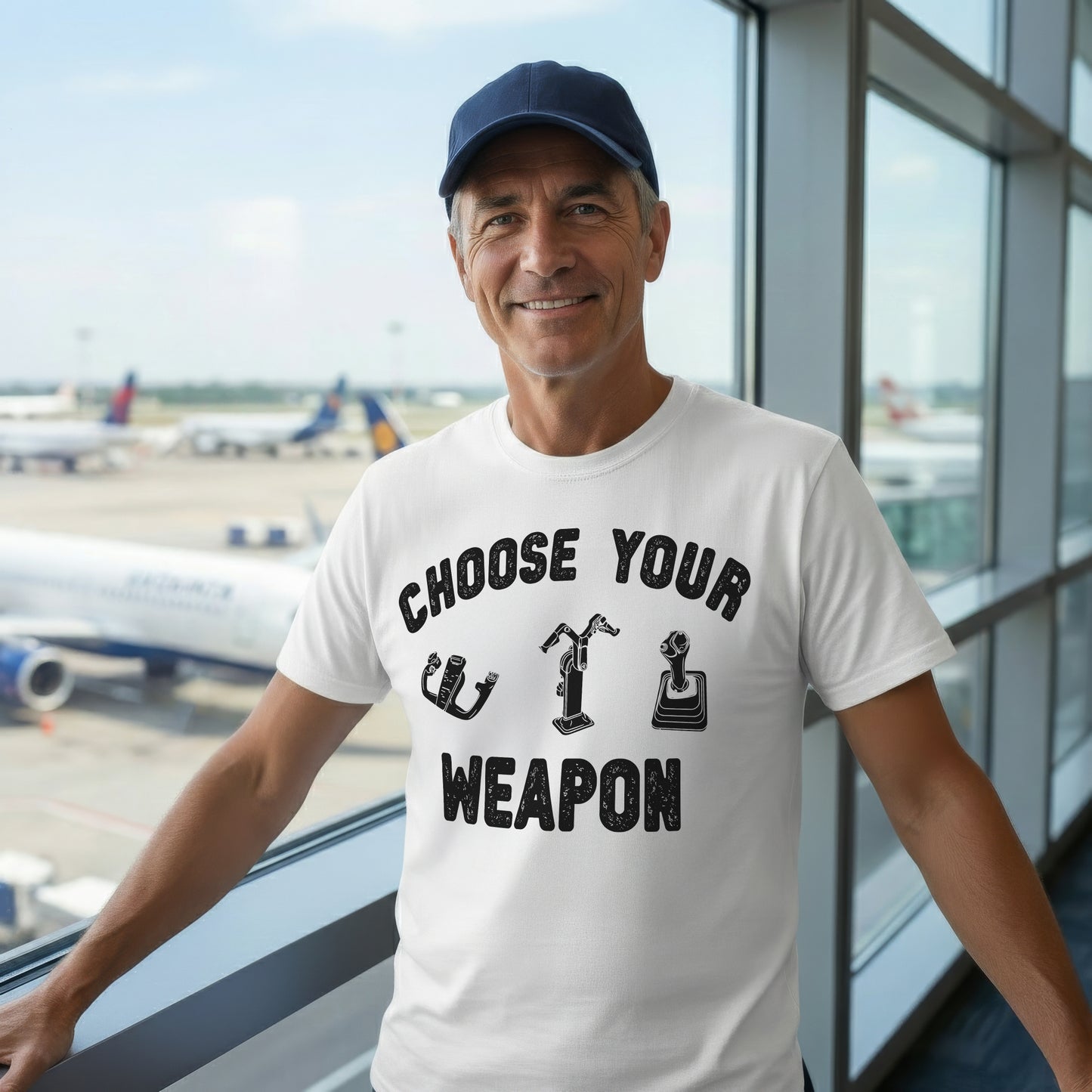 Choose Your Weapon - to fly the plane!