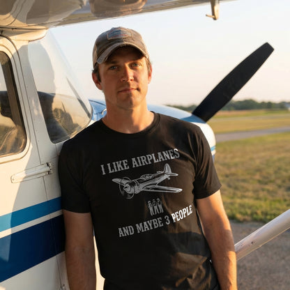 I like airplanes and maybe 3 people