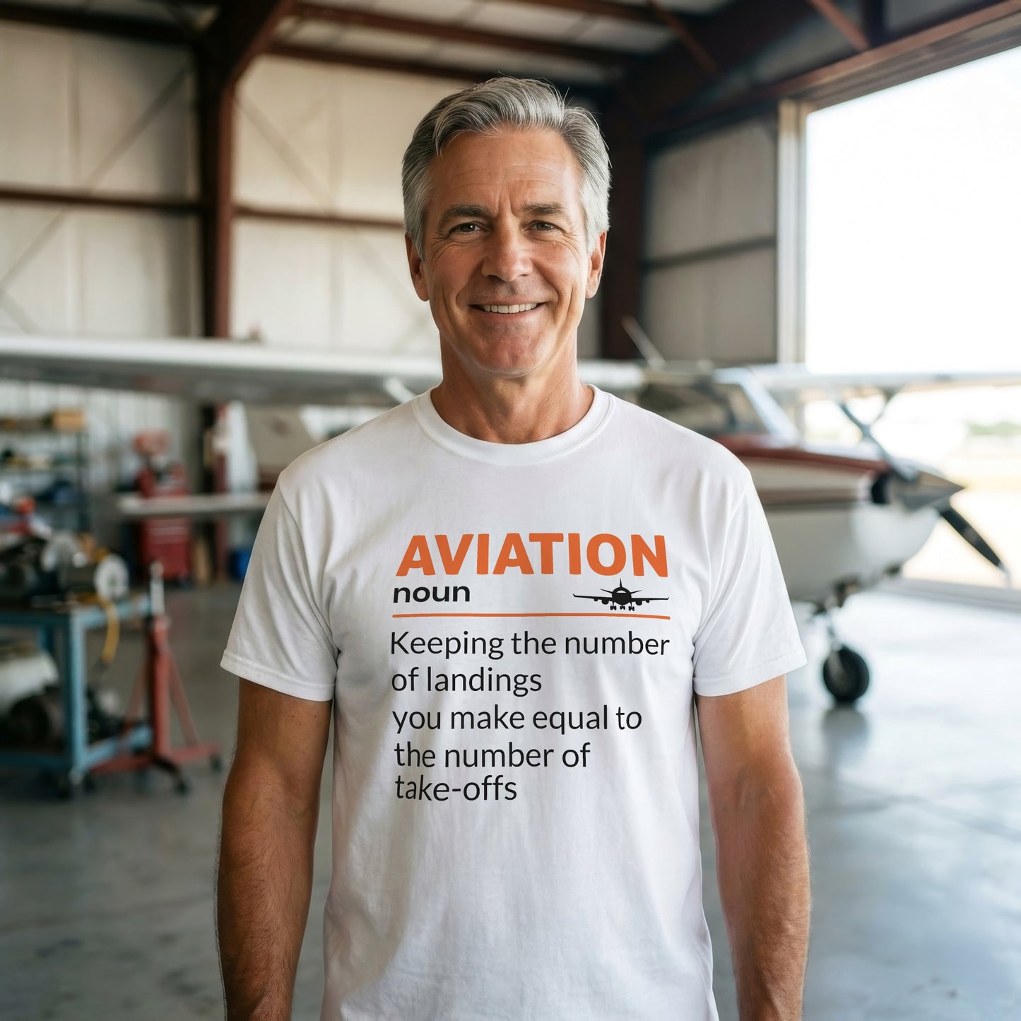 Pilot, noun keeping the number of landings equal to the number of take-offs