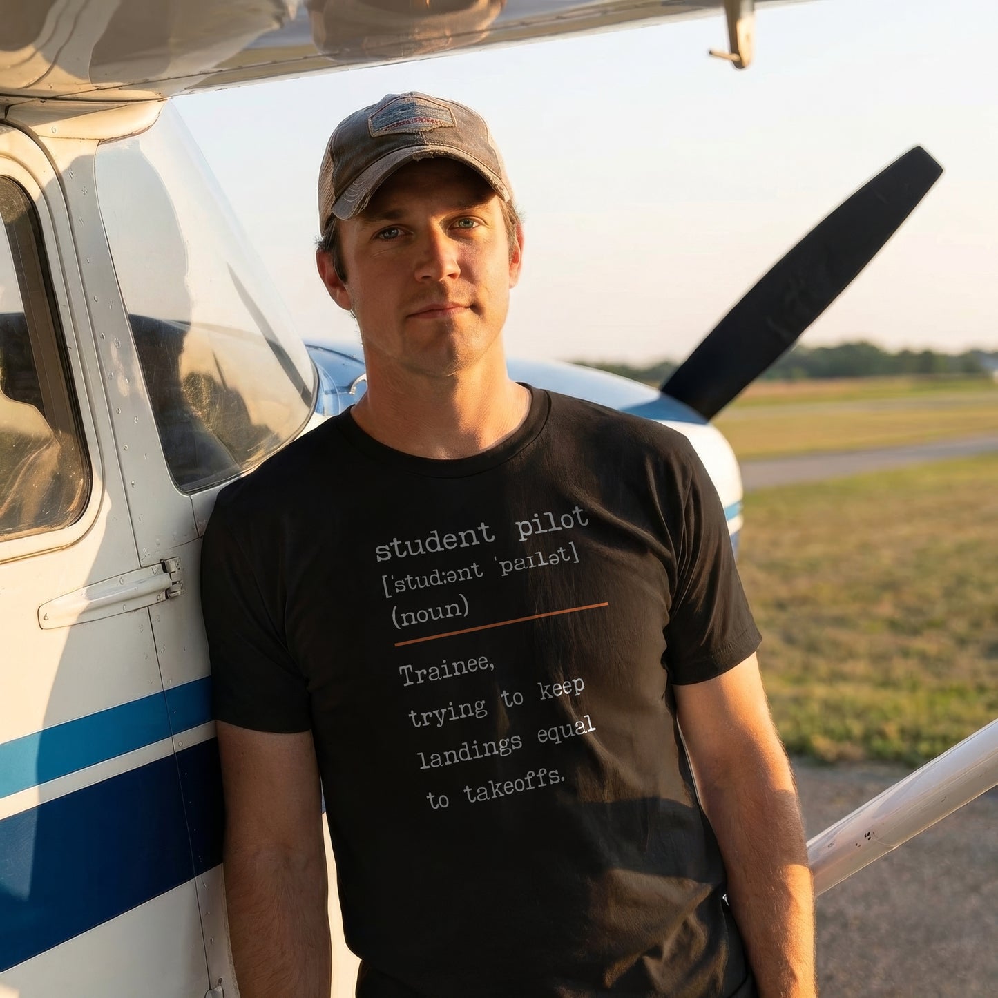 Student pilot [noun]
