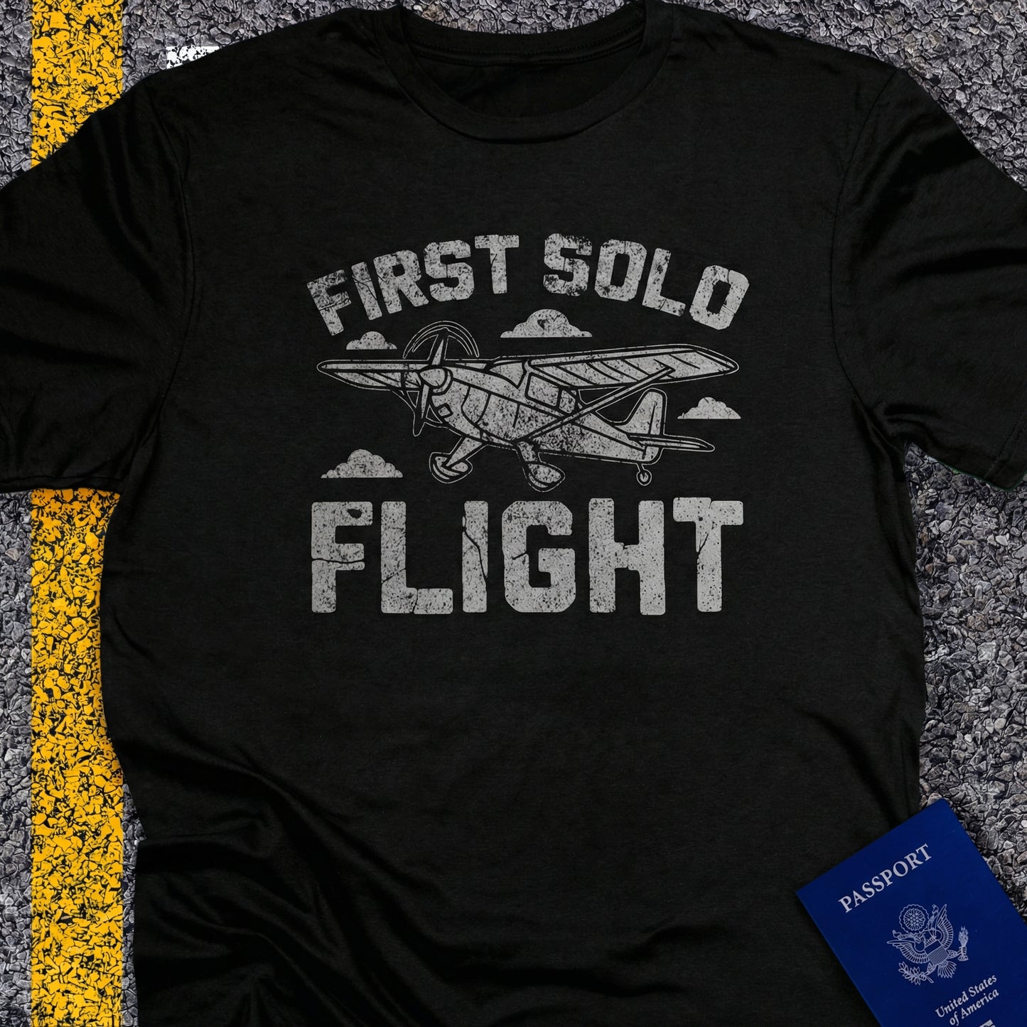 First solo flight