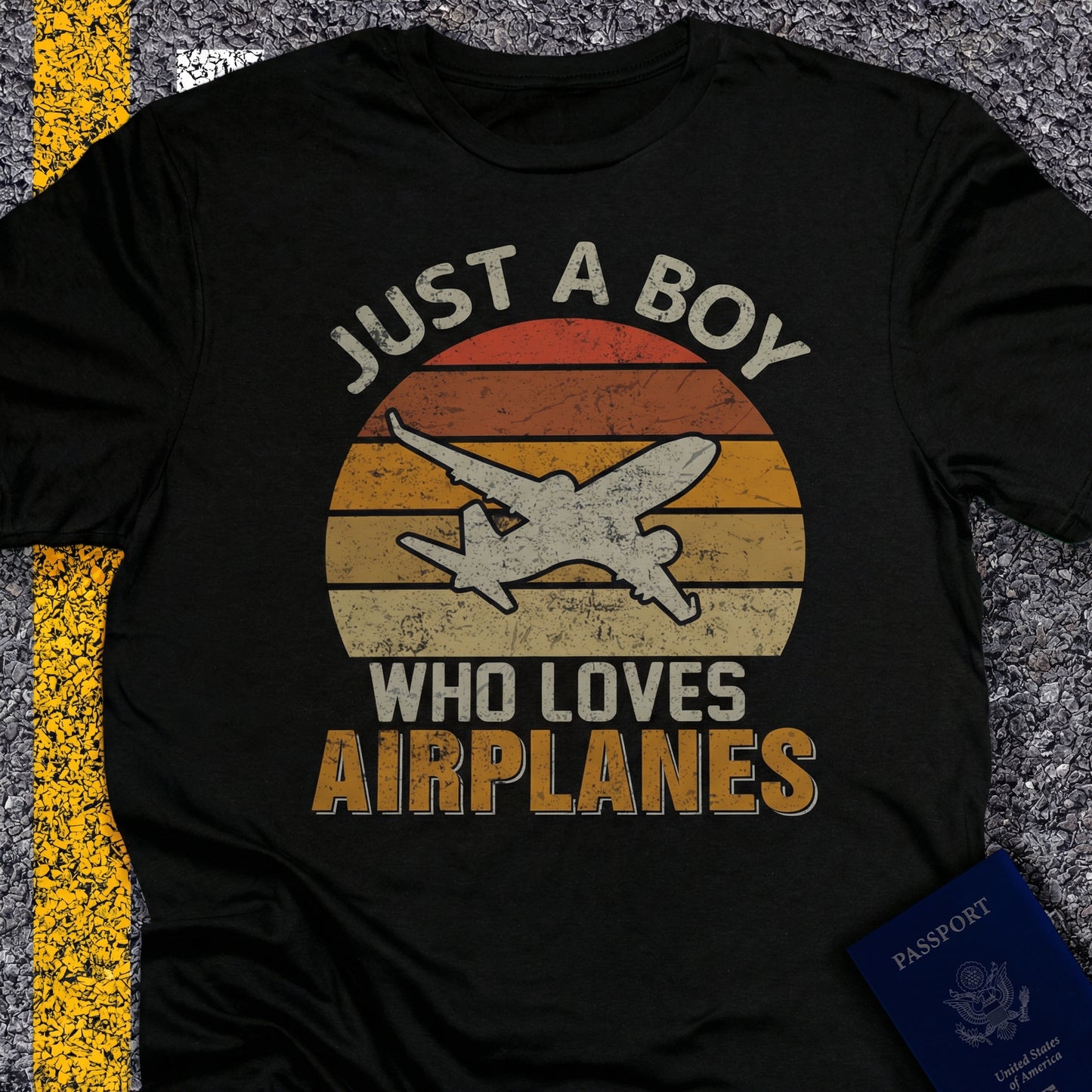 Just a boy that loves airplanes