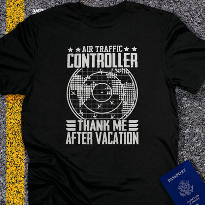 Air traffic controller, thank me after your vacation