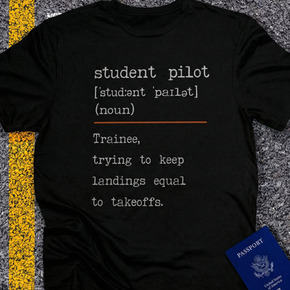 Student pilot [noun]