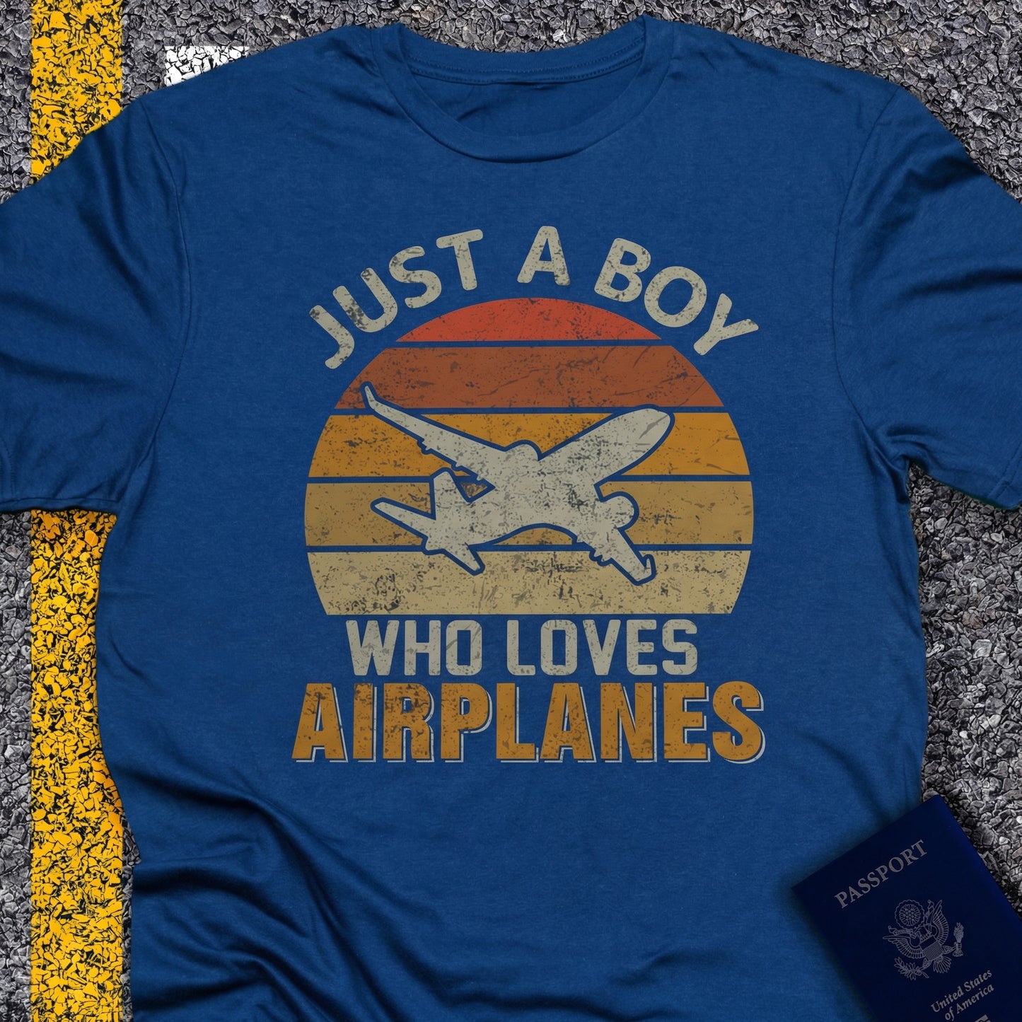 Just a boy that loves airplanes