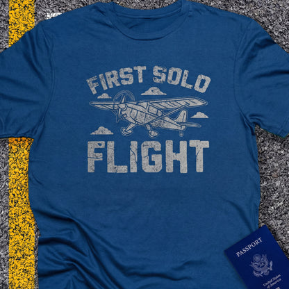 First solo flight