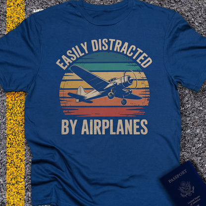 Easily distracted by airplanes (rainbow old school)