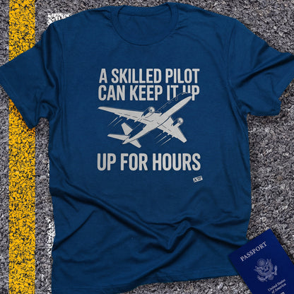 A skilled pilot can keep it up for hours
