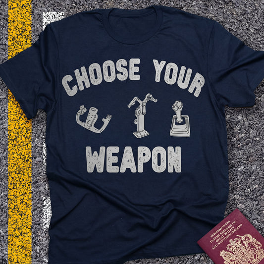 Choose Your Weapon - to fly the plane!
