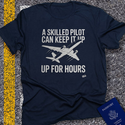 A skilled pilot can keep it up for hours