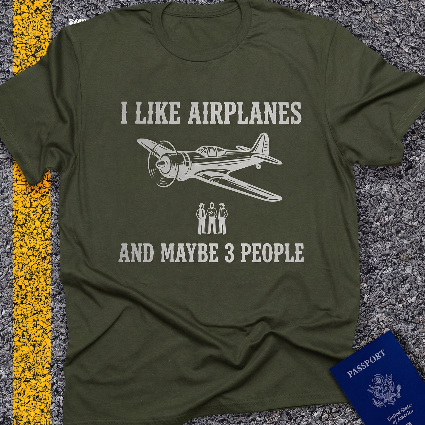 I like airplanes and maybe 3 people