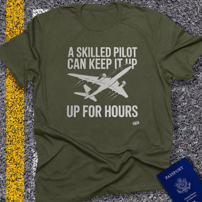 A skilled pilot can keep it up for hours