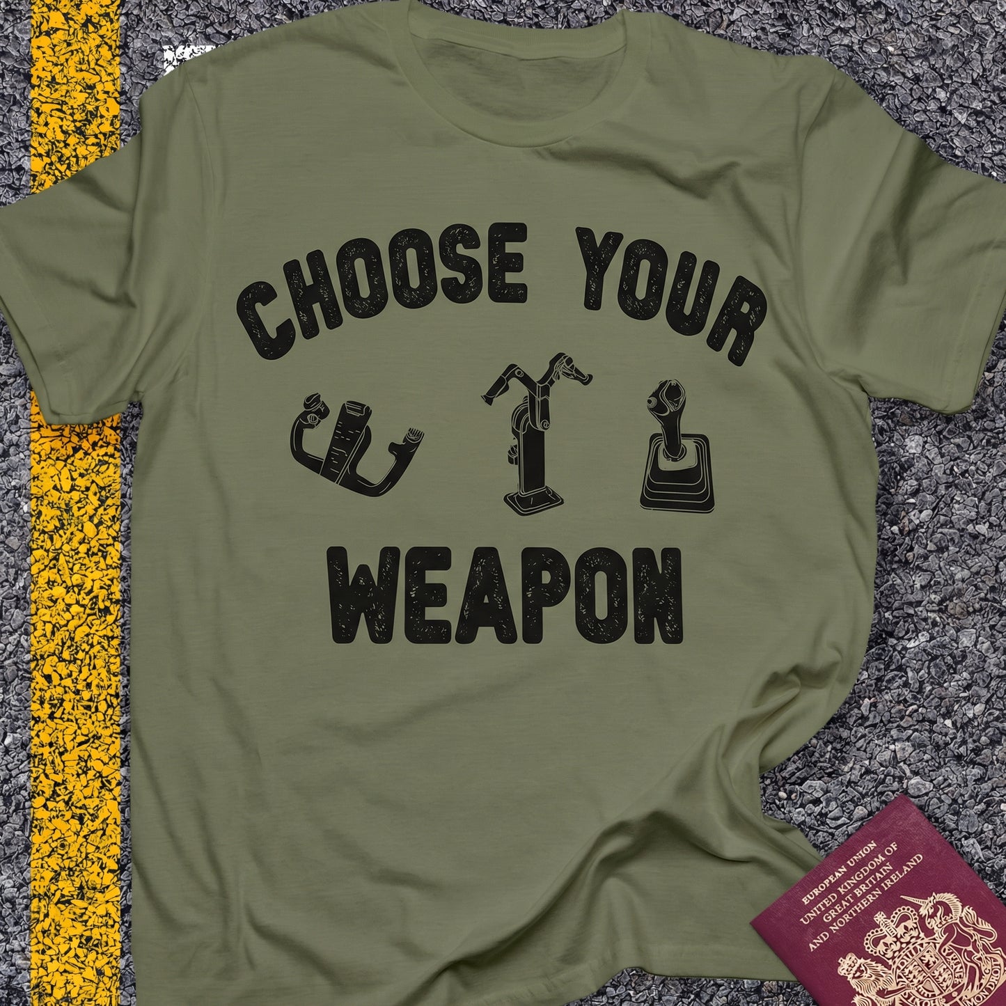 Choose Your Weapon - to fly the plane!