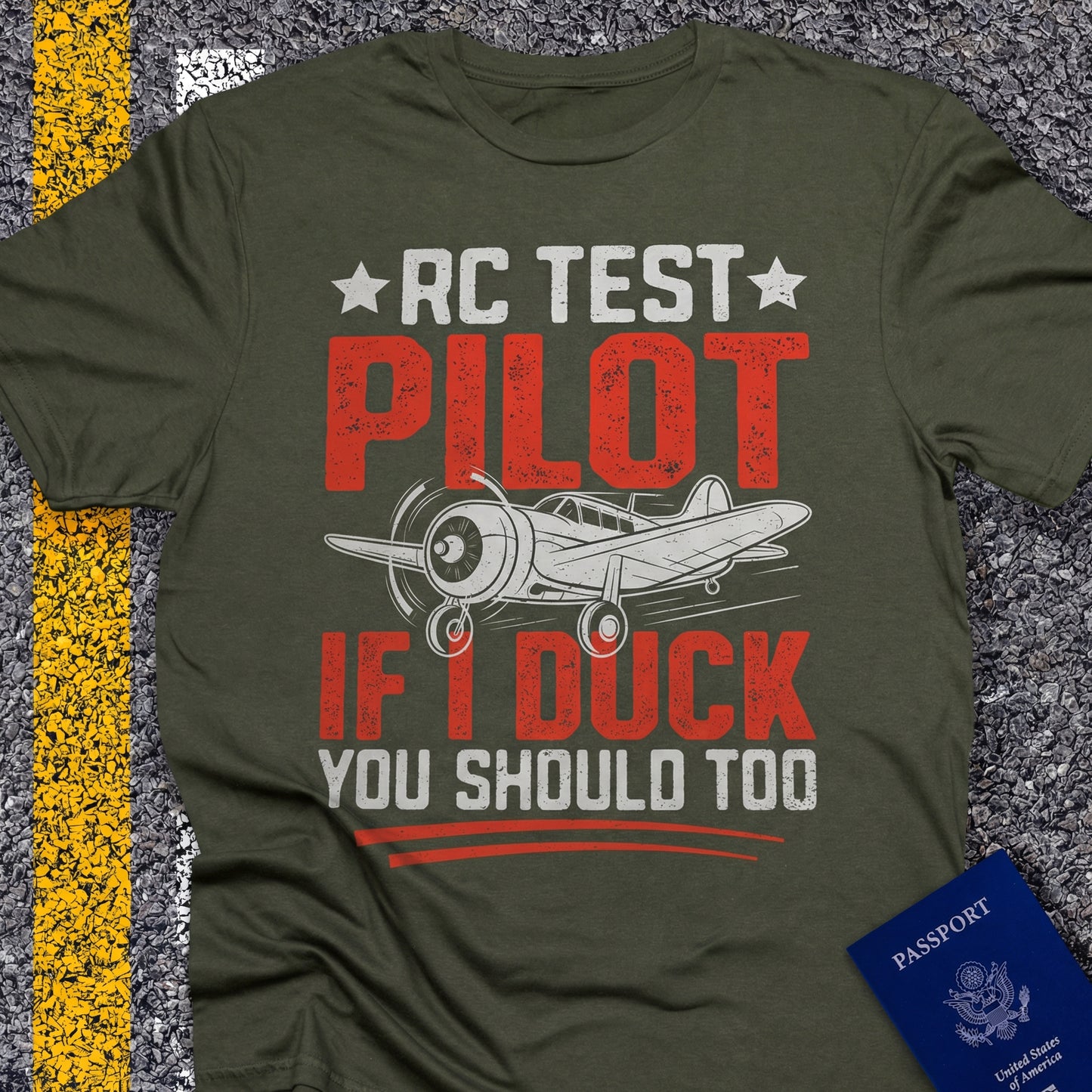Rc test pilot if i duck you should too