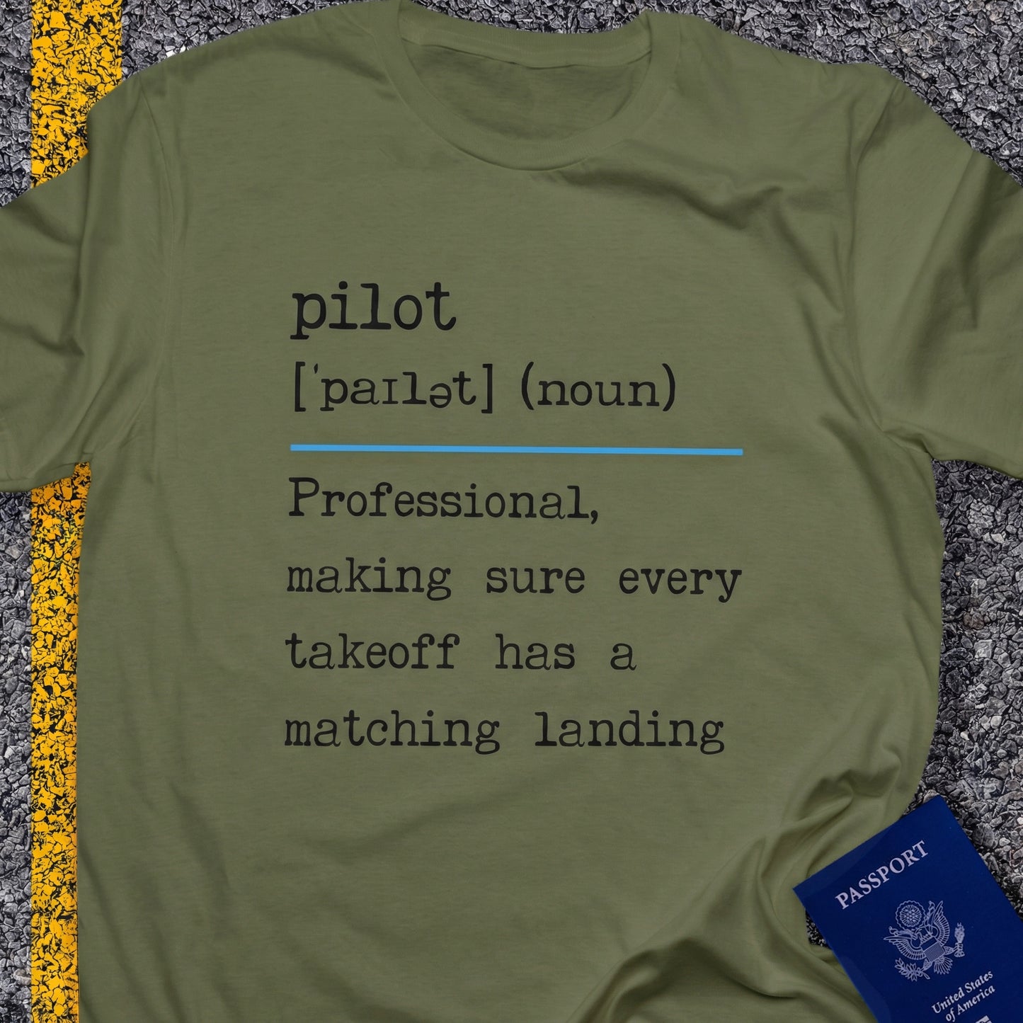 Pilot, noun keeping the number of landings equal to the number of take-offs version 2