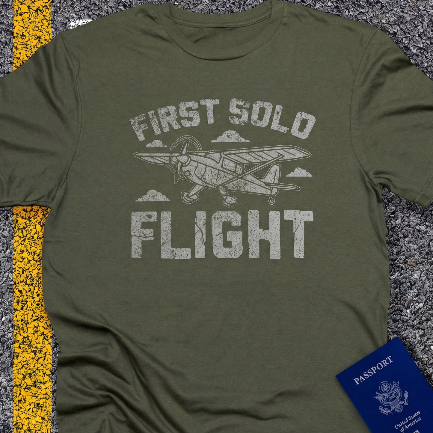 First solo flight