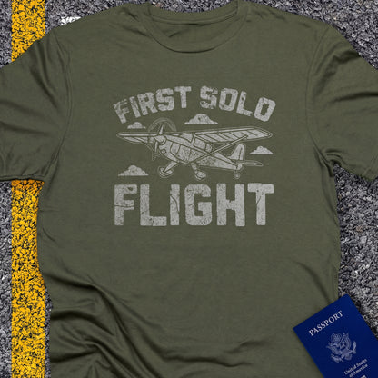 First solo flight