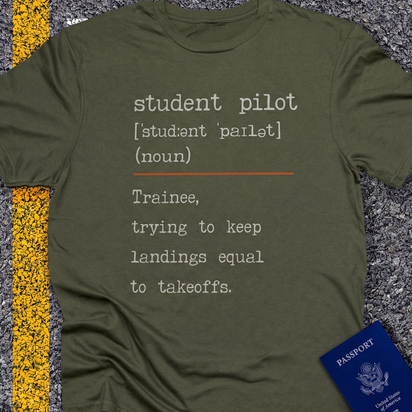 Student pilot [noun]