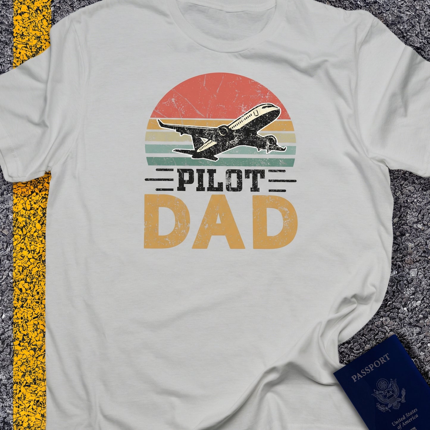 Pilot dad sunset retor