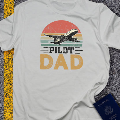 Pilot dad sunset retor