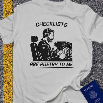Checklists are poetry to me