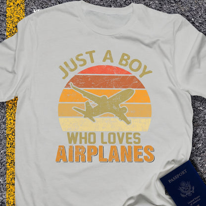 Just a boy that loves airplanes