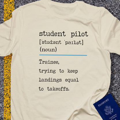 Student pilot [noun]